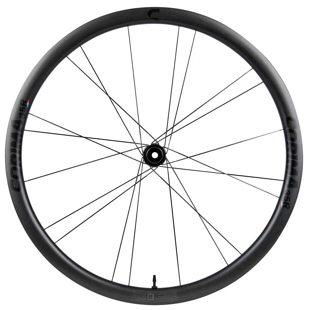 Corima 35r Cl Disc Tubeless Rennrad-vorderrad, Black / black, 12 x 100mm Corima 35r Cl Disc Tubeless Rennrad-vorderrad, Black / black, 12 x 100mm