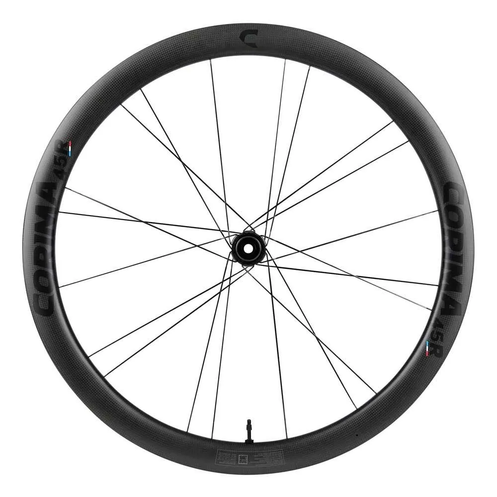 Corima 45r 3k Disc Tubeless Rennrad-vorderrad, Black, 12 x 100mm Corima 45r 3k Disc Tubeless Rennrad-vorderrad, Black, 12 x 100mm