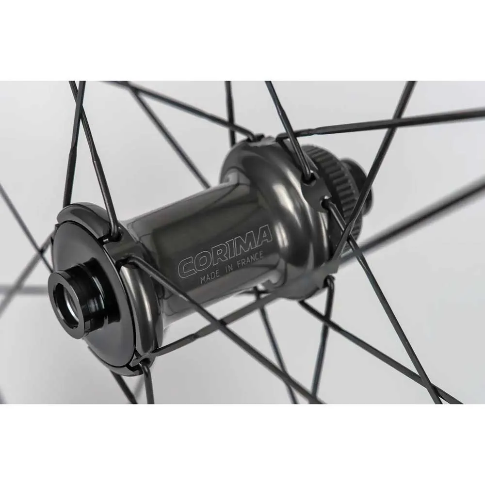 Corima 45r 3k Disc Tubeless Rennrad-vorderrad, Black, 12 x 100mm Corima 45r 3k Disc Tubeless Rennrad-vorderrad, Black, 12 x 100mm