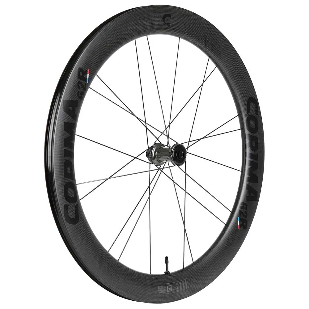 Corima 62r Cl Disc Tubeless Rennrad-vorderrad, Black / black, 12 x 100mm Corima 62r Cl Disc Tubeless Rennrad-vorderrad, Black / black, 12 x 100mm