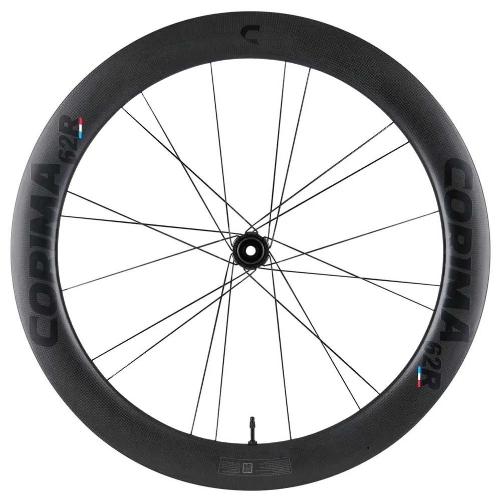 Corima 62r Cl Disc Tubeless Rennrad-vorderrad, Black / black, 12 x 100mm Corima 62r Cl Disc Tubeless Rennrad-vorderrad, Black / black, 12 x 100mm