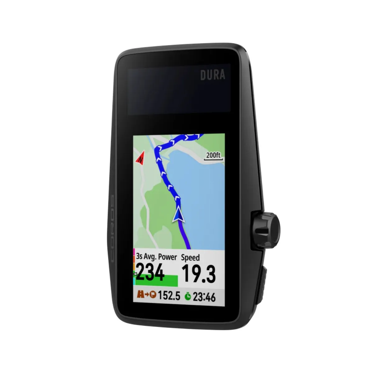 COROS Dura GPS Solar Fahrradcomputer, Schwarz COROS Dura GPS Solar Fahrradcomputer, Schwarz