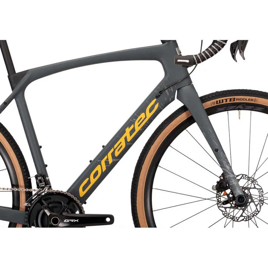 Corratec Allroad C2 Grx 2023 Gravelbike, Grey / yellow Corratec Allroad C2 Grx 2023 Gravelbike, Grey / yellow