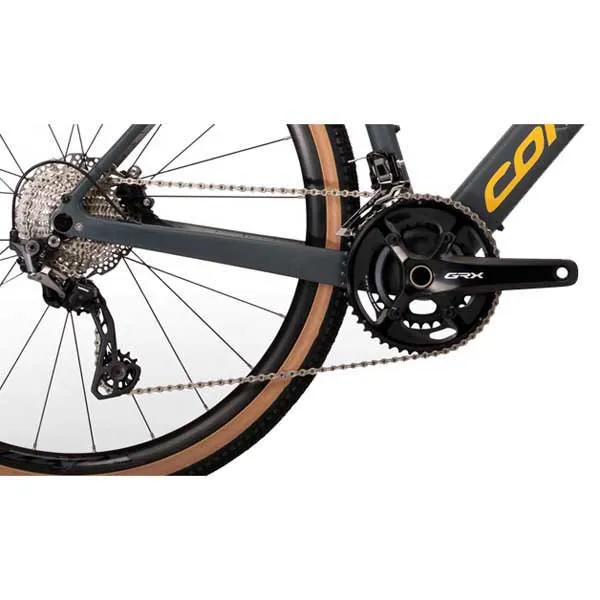 Corratec Allroad C2 Grx 2023 Gravelbike, Grey / yellow Corratec Allroad C2 Grx 2023 Gravelbike, Grey / yellow