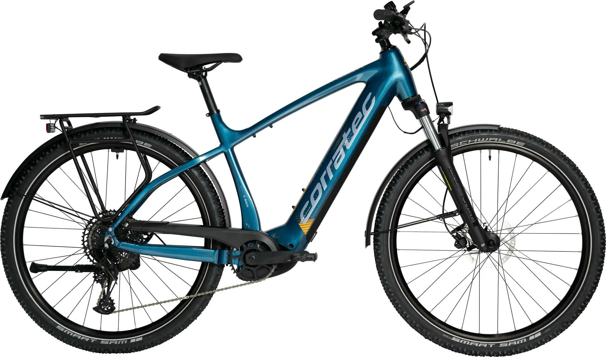 Corratec E-Power MTC 12S Gent Light Blue Silver/Orange/Brilliant Petrol 29" 625, Hersteller-light blue silver/orange/brilliant petrol, 54cm