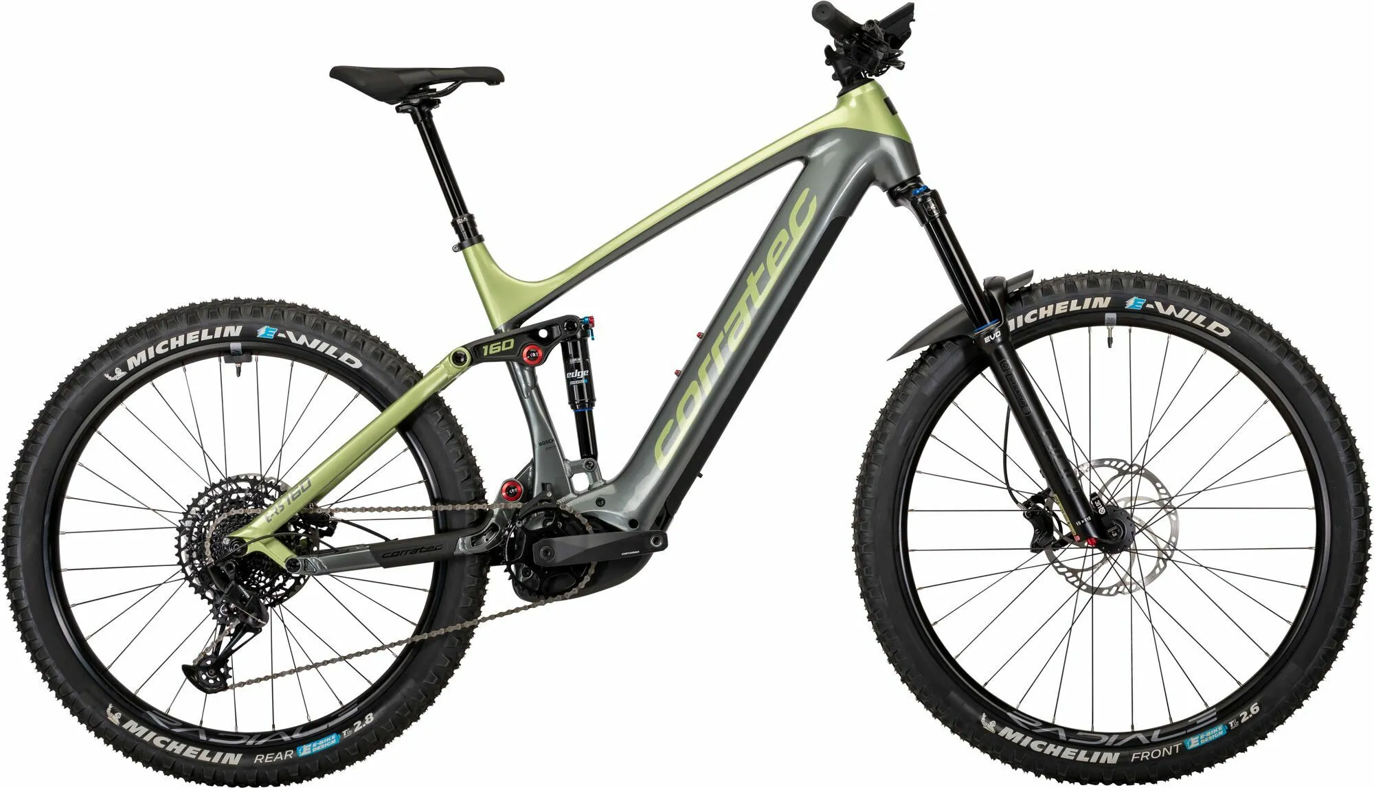 Corratec E-Power RS 160 Elite Silver Grey/Tactic Green/Black 29"/27,5" 625 Wh Di Corratec E-Power RS 160 Elite Silver Grey/Tactic Green/Black 29"/27,5" 625 Wh Di