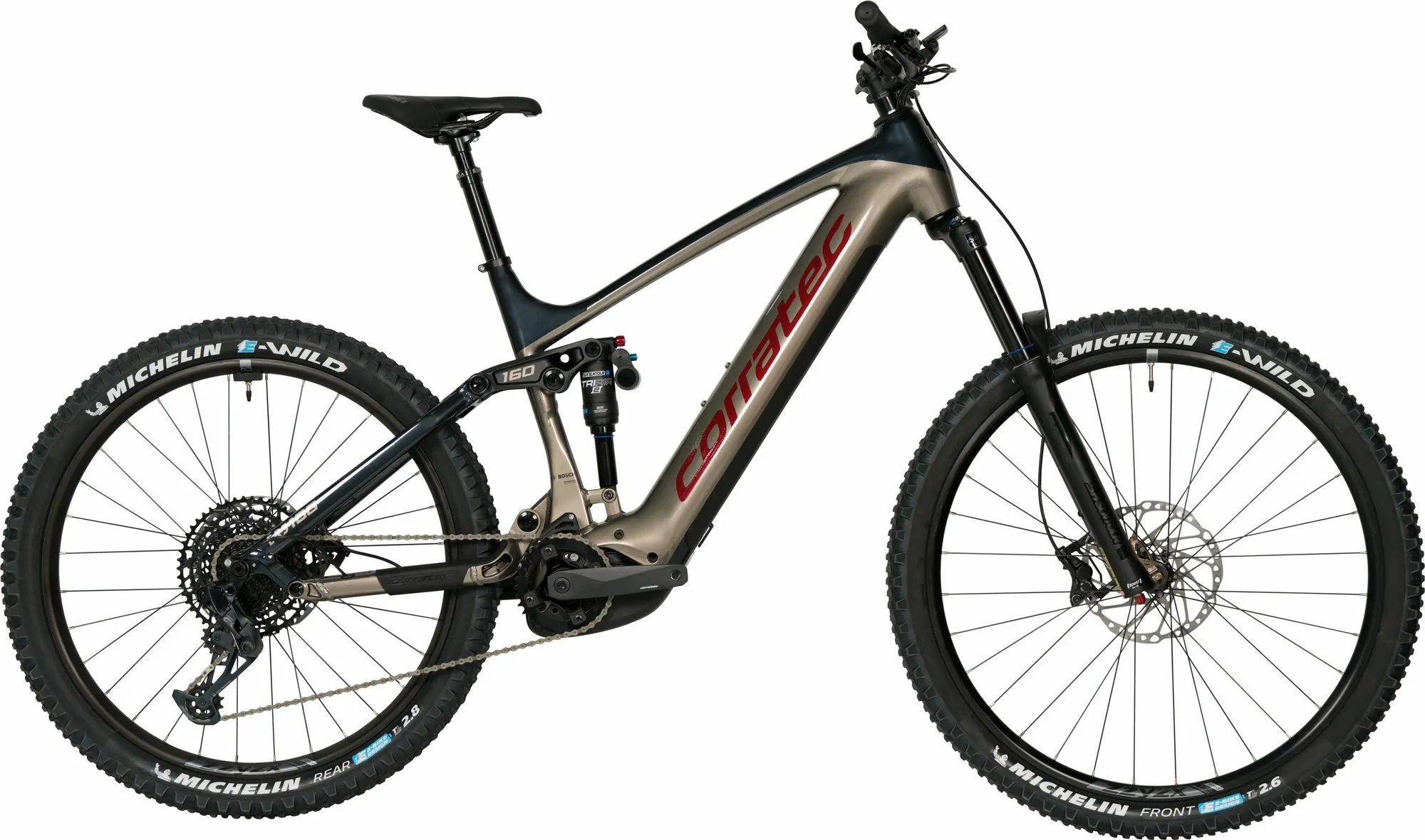 Corratec E-Power RS 160 Pro Light Sand/Dark Red/Pearlized Black 29"/27,5" 625 Wh