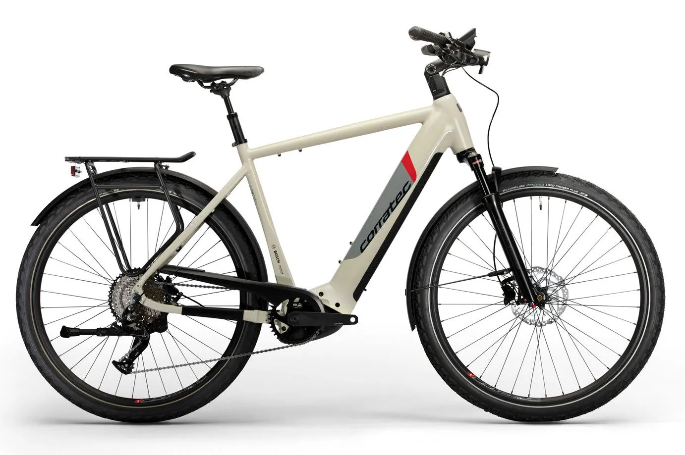 Corratec E-Power Sport 28 Gent Hellgrau/Grau 28" 750 Wh Diamant, Hersteller-hellgrau/grau, 55cm