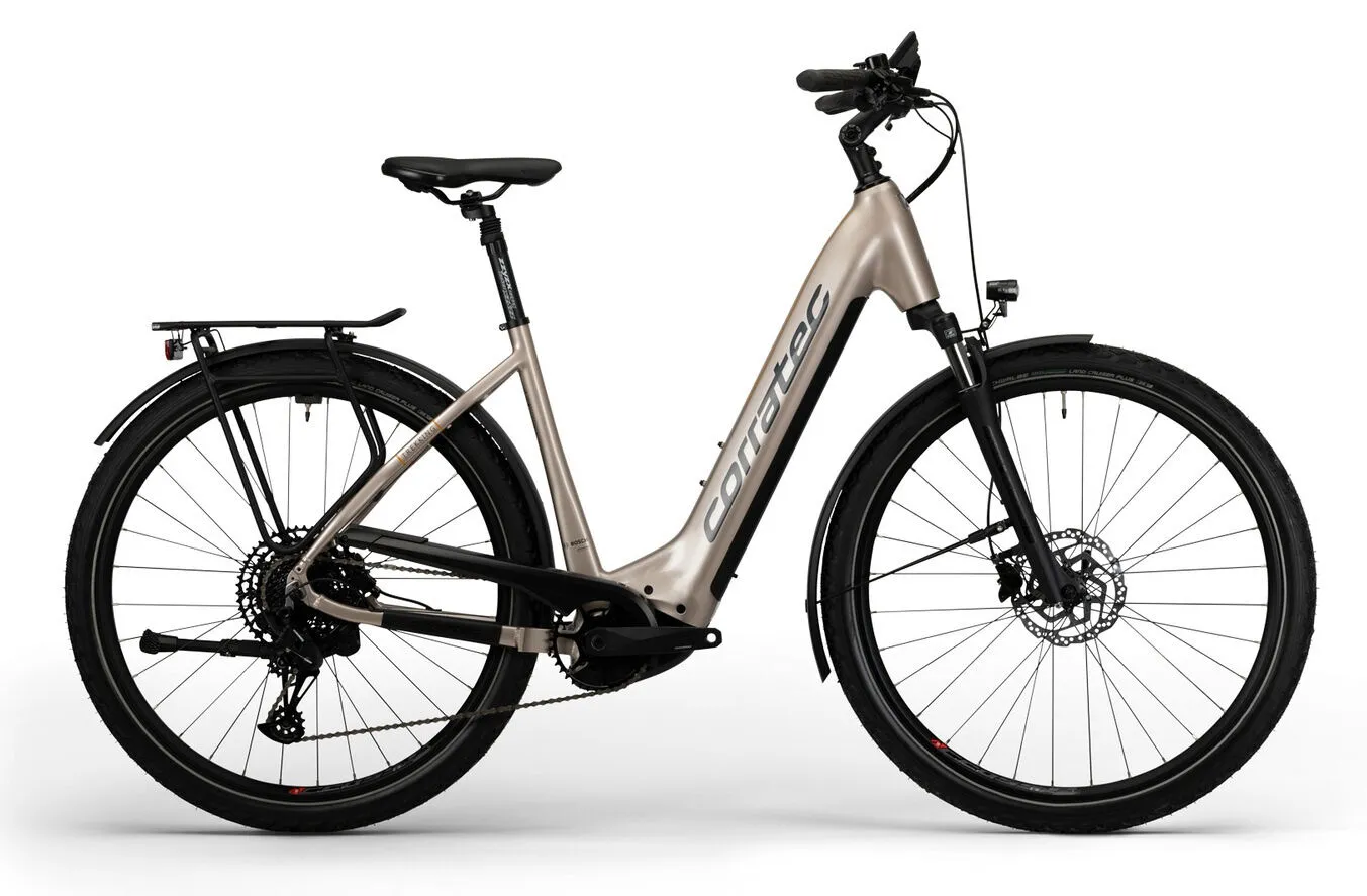 Corratec E-Power Trekking 28 CX6 12S Wave MetallicSand/Dunkelblau 28" 625 Wh Wave, Beige, 55cm Corratec E-Power Trekking 28 CX6 12S Wave MetallicSand/Dunkelblau 28" 625 Wh Wave, Beige, 55cm
