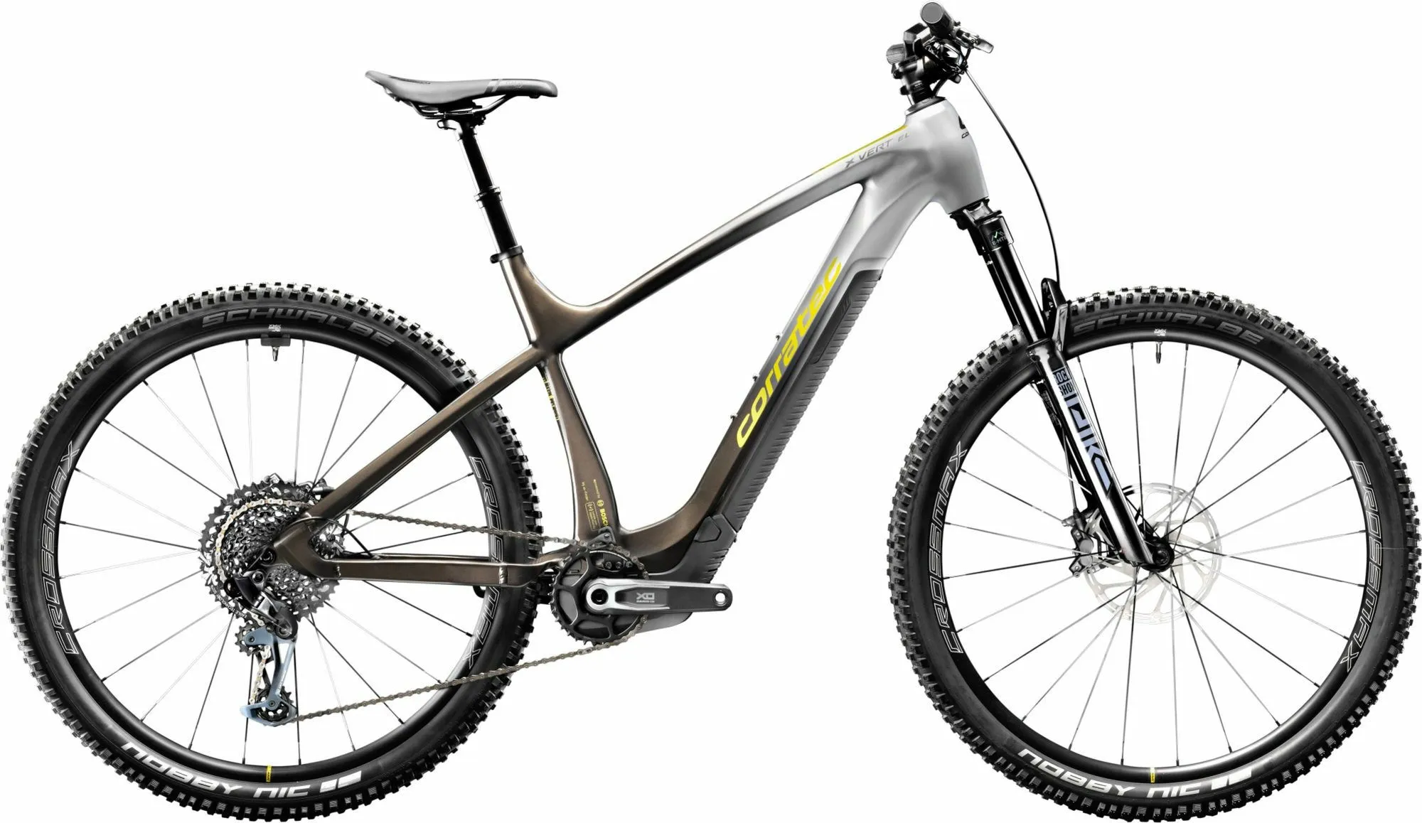 Corratec E-Power X-Vert EL Brown/Silver/Green 29" 400 Wh Diamant, Hersteller-brown/silver/green, 57cm Corratec E-Power X-Vert EL Brown/Silver/Green 29" 400 Wh Diamant, Hersteller-brown/silver/green, 57cm