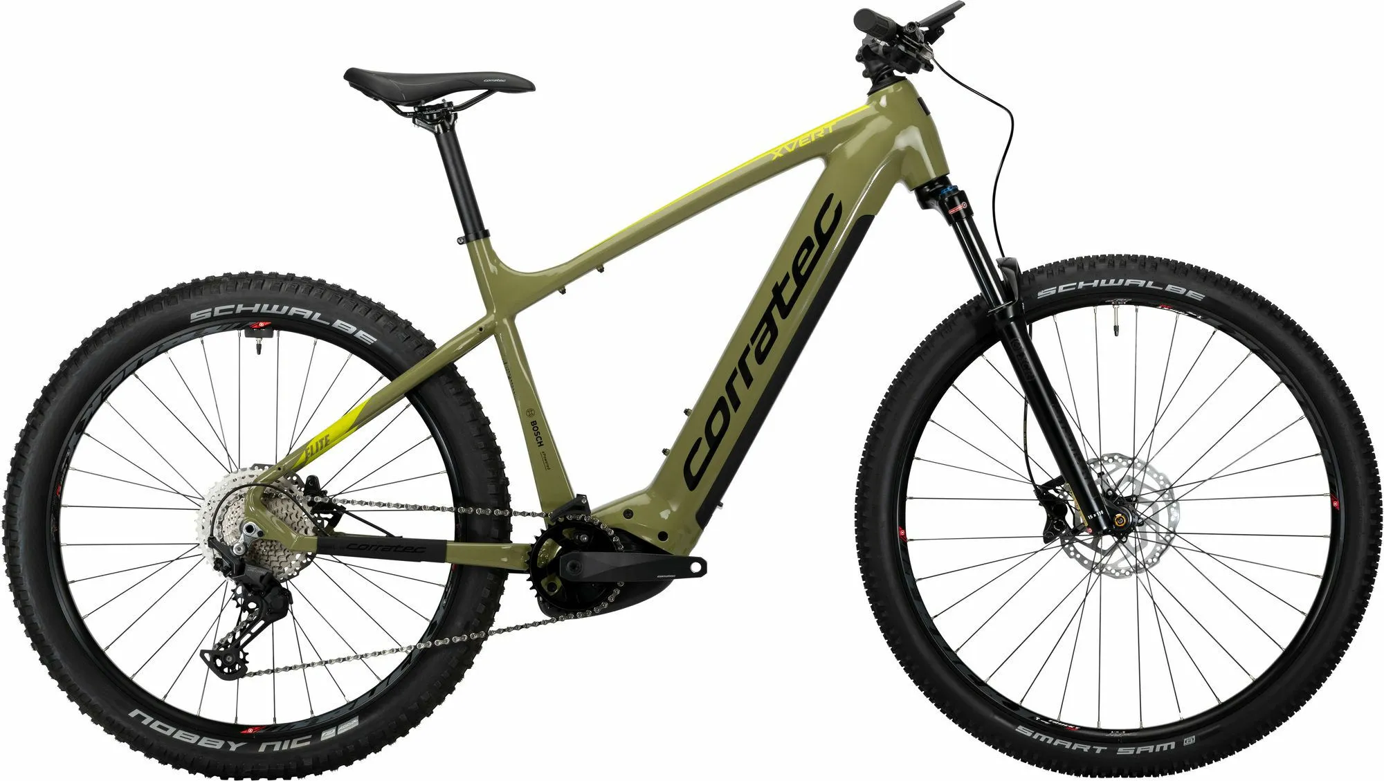 Corratec E-Power X-Vert Elite Gent Grey Green/Green/Pearlized Black 29"/27,5" 62 Corratec E-Power X-Vert Elite Gent Grey Green/Green/Pearlized Black 29"/27,5" 62