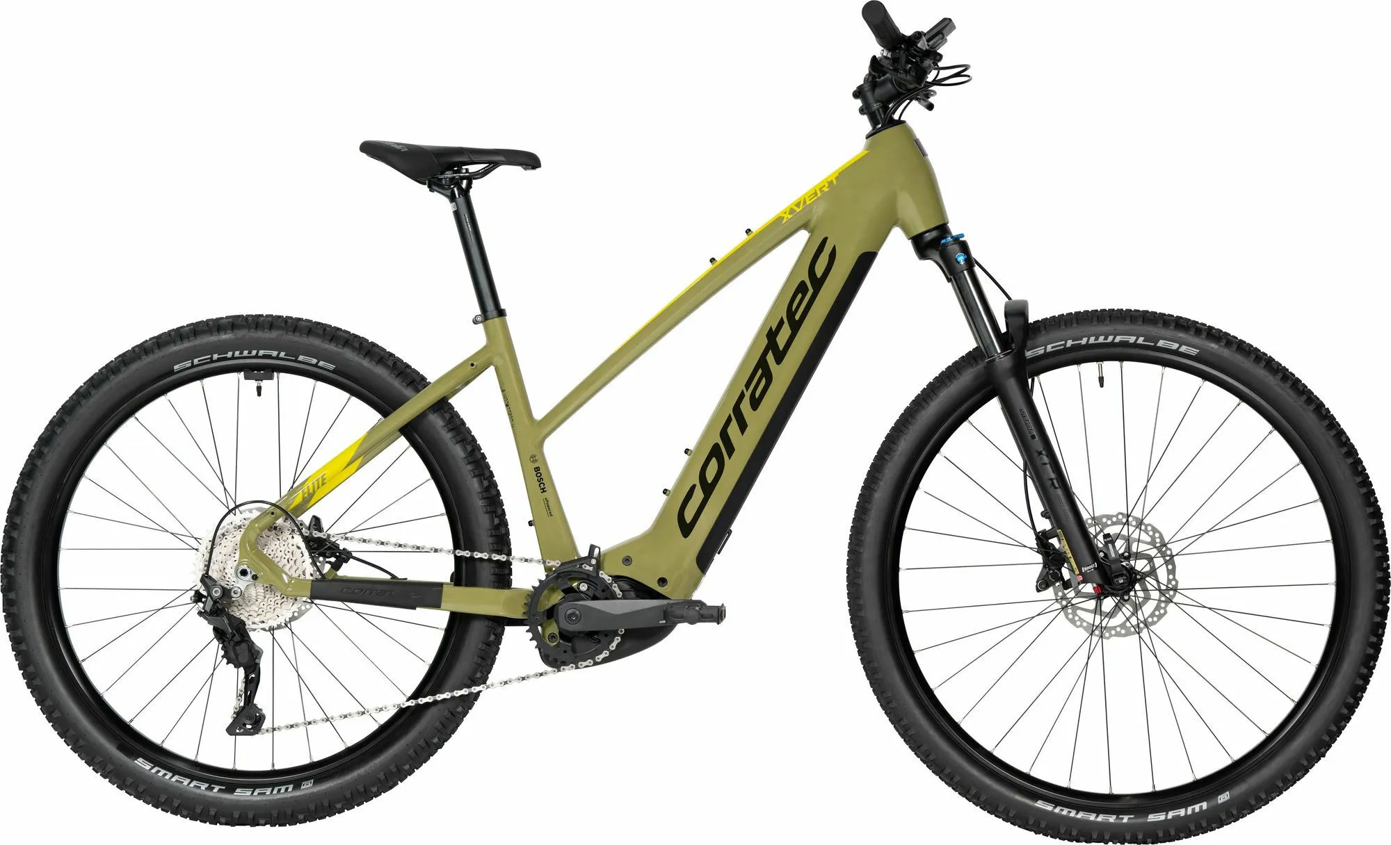 Corratec E-Power X-Vert Elite Sport Grey Green/Green/Pearlized Black 29"/27,5" 6, Olivgrün, 44cm Corratec E-Power X-Vert Elite Sport Grey Green/Green/Pearlized Black 29"/27,5" 6, Olivgrün, 44cm