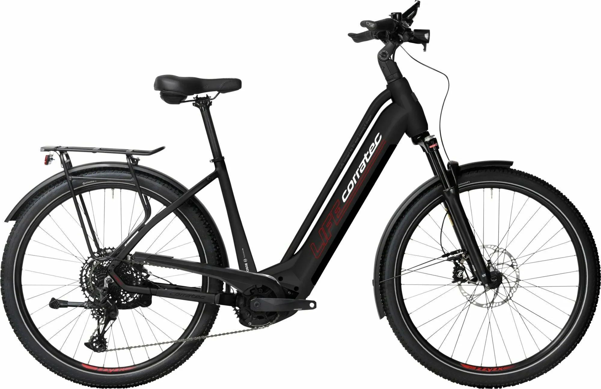 Corratec Life CX7 12S Black/White/Red 27,5" 750 Wh Wave Corratec Life CX7 12S Black/White/Red 27,5" 750 Wh Wave