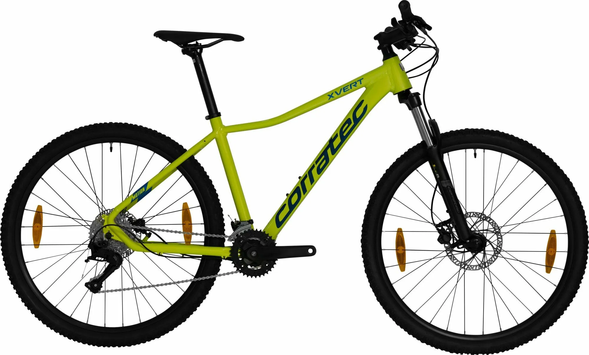 Corratec X Vert Motion Lime Green/Sky BLue/Dark Blue 27,5" Diamant Corratec X Vert Motion Lime Green/Sky BLue/Dark Blue 27,5" Diamant