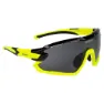 COSMO Lunar Roving Sonnenbrille, Black / yellow fluor, Grey Mirror/CAT3