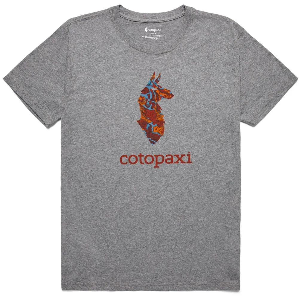 Cotopaxi Altitude Llama Kurzarm-t-shirt, Heather grey