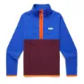 Cotopaxi Amado Fleece Mit Halbem Reißverschluss, Blue violet / win