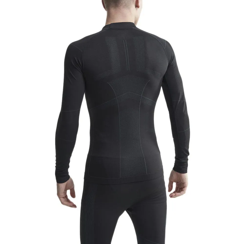 Craft Active Intensity Crew Langarm-baselayer, Black / asphalt Craft Active Intensity Crew Langarm-baselayer, Black / asphalt