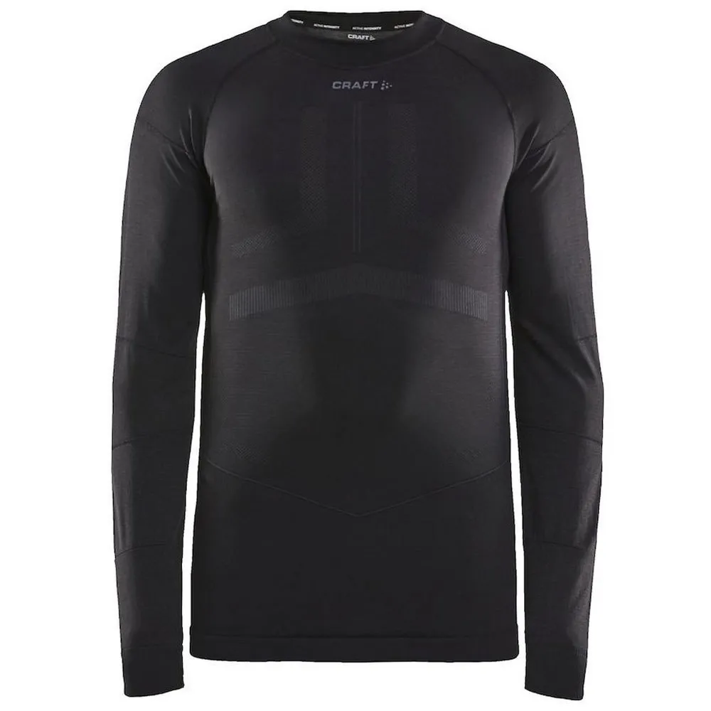 Craft Active Intensity Crew Langarm-baselayer, Black / asphalt Craft Active Intensity Crew Langarm-baselayer, Black / asphalt