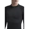 Craft Active Intensity Crew Langarm-baselayer, Black / asphalt
