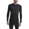 Craft Active Intensity Crew Langarm-baselayer, Black / asphalt