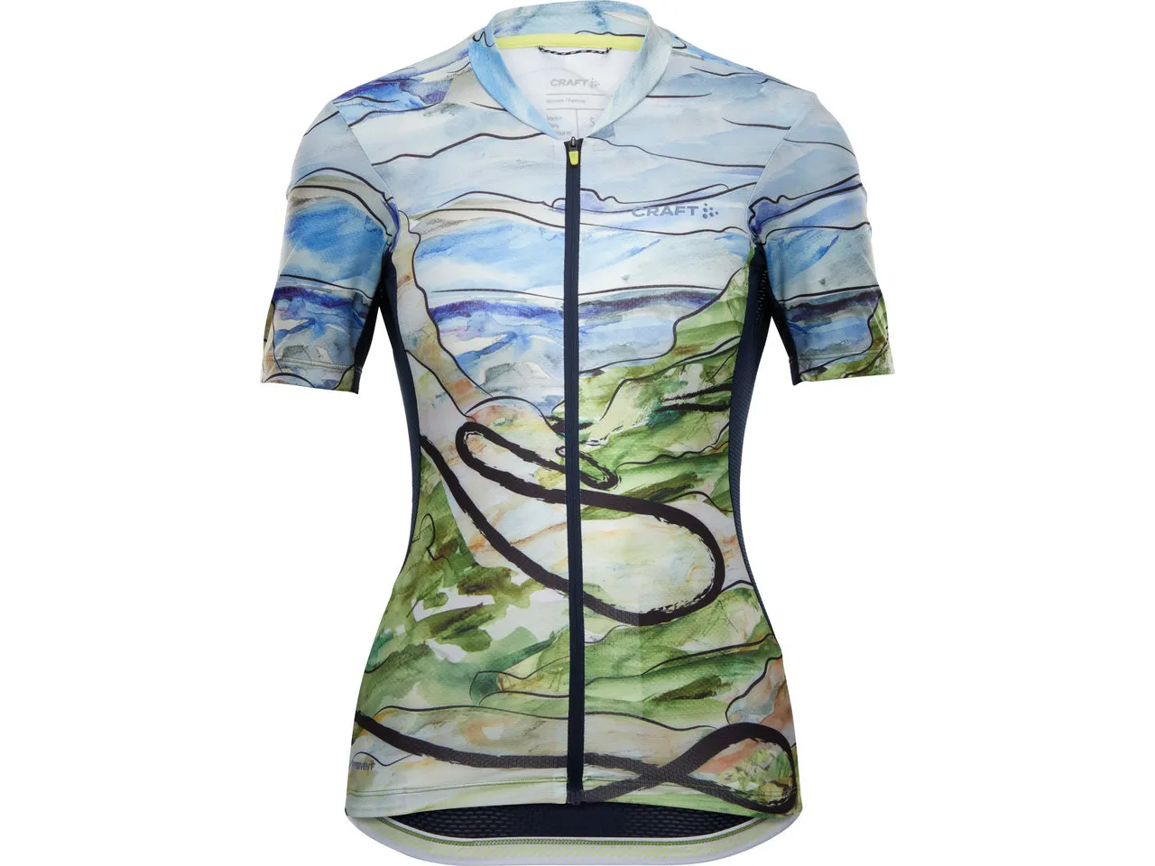Craft Adv Endurance Graphic Damen Jersey, Blaze-free Craft Adv Endurance Graphic Damen Jersey, Blaze-free