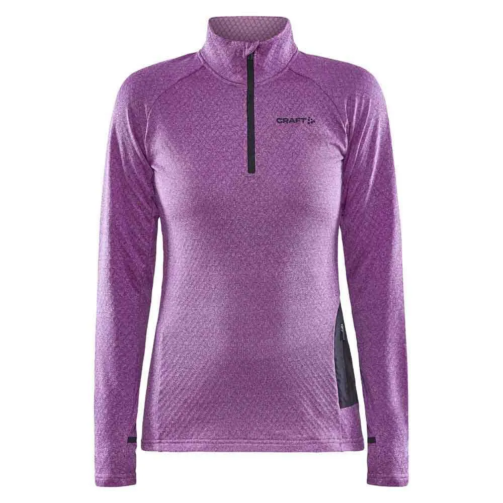 Craft Core Trim Fleece Mit Halbem Reißverschluss, Cassius / melange Craft Core Trim Fleece Mit Halbem Reißverschluss, Cassius / melange