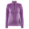 Craft Core Trim Fleece Mit Halbem Reißverschluss, Cassius / melange