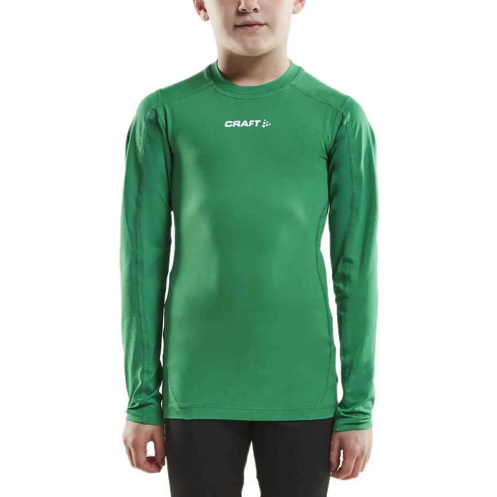 Craft Pro Control Compression Langarm-baselayer, Team green, 8-10Y Craft Pro Control Compression Langarm-baselayer, Team green, 8-10Y