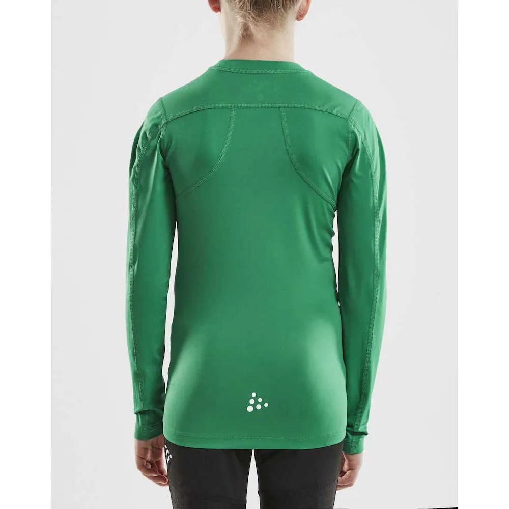 Craft Pro Control Compression Langarm-baselayer, Team green, 8-10Y Craft Pro Control Compression Langarm-baselayer, Team green, 8-10Y