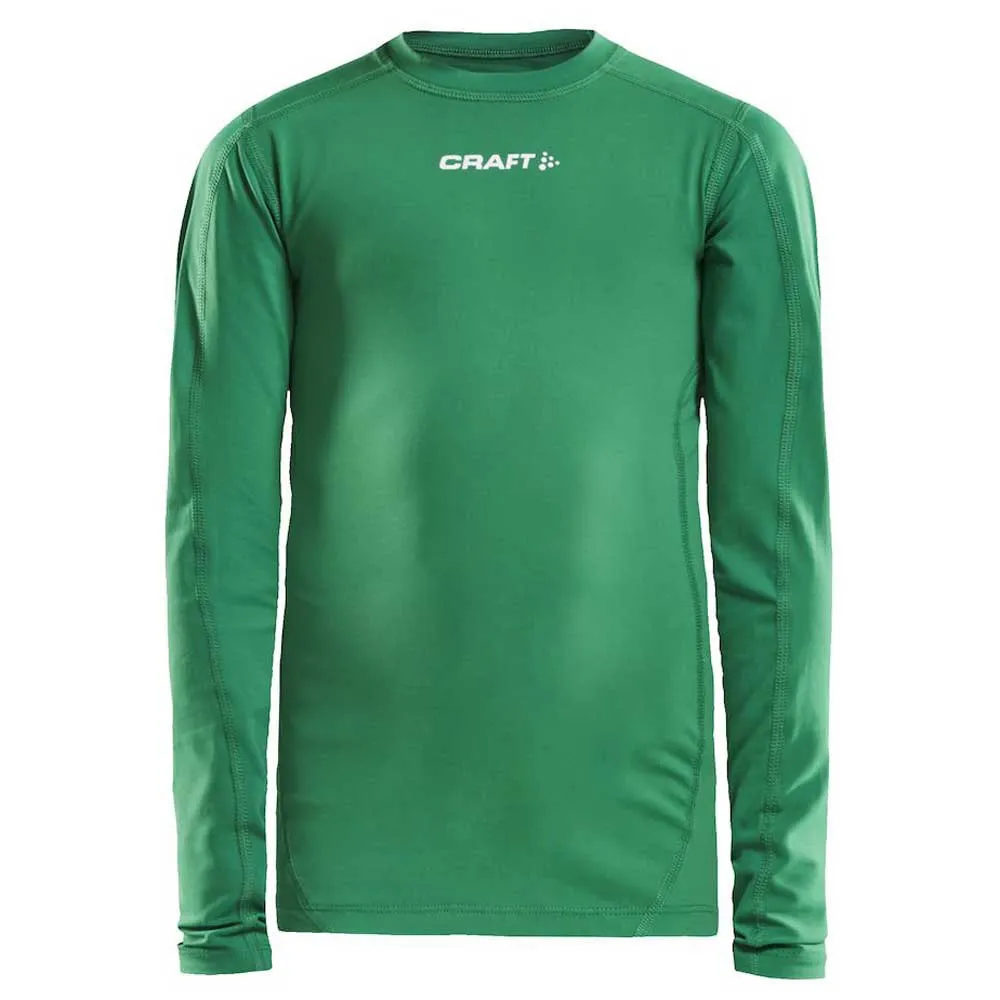 Craft Pro Control Compression Langarm-baselayer, Team green, 8-10Y Craft Pro Control Compression Langarm-baselayer, Team green, 8-10Y