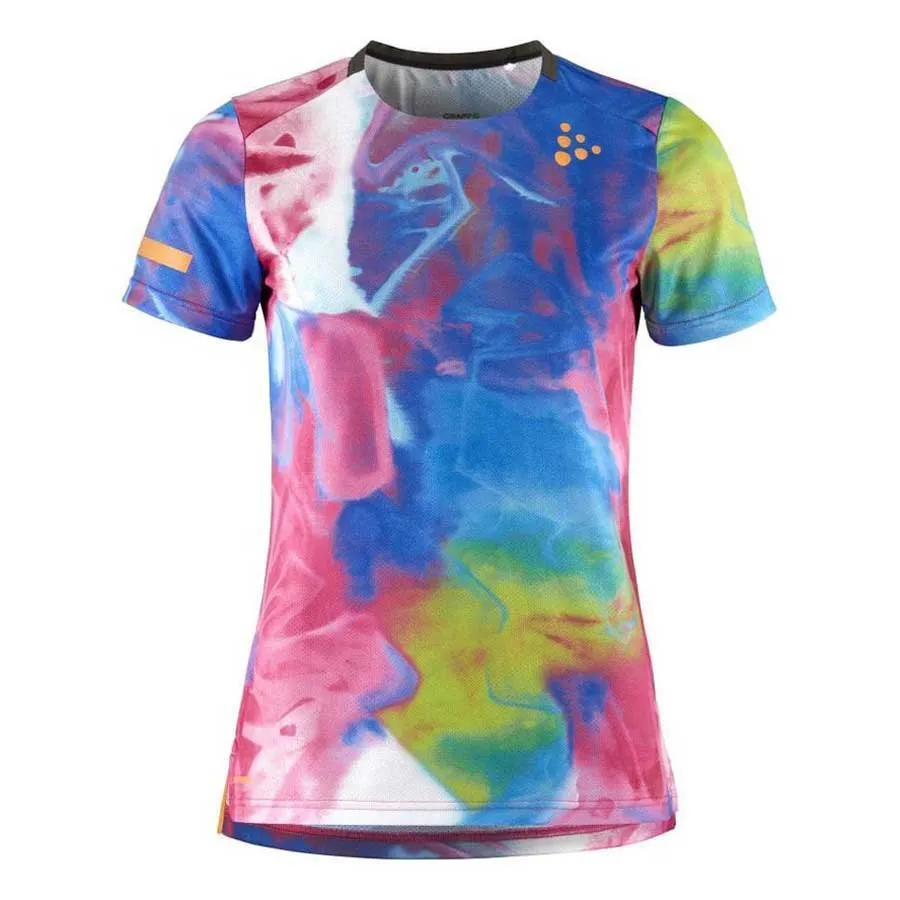 Craft Pro Hypervent Jaquard Kurzarm-t-shirt female, Fuchsia / multi Craft Pro Hypervent Jaquard Kurzarm-t-shirt female, Fuchsia / multi