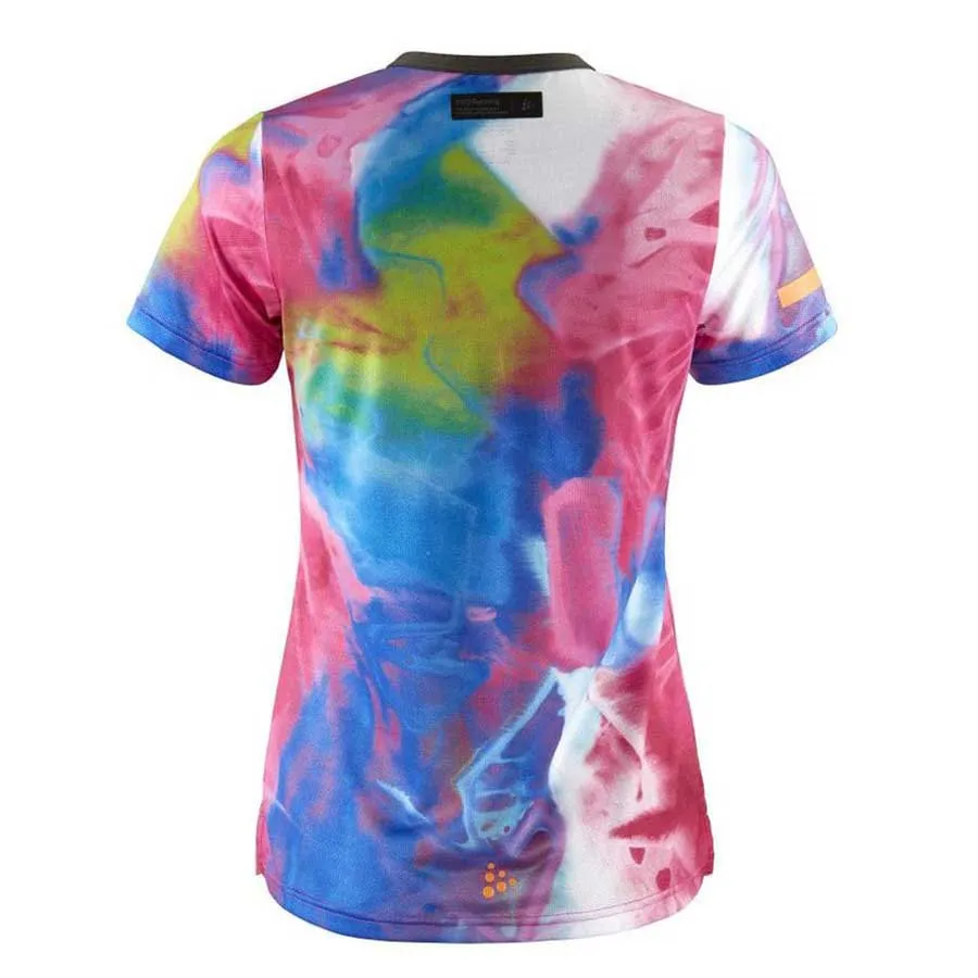 Craft Pro Hypervent Jaquard Kurzarm-t-shirt female, Fuchsia / multi Craft Pro Hypervent Jaquard Kurzarm-t-shirt female, Fuchsia / multi