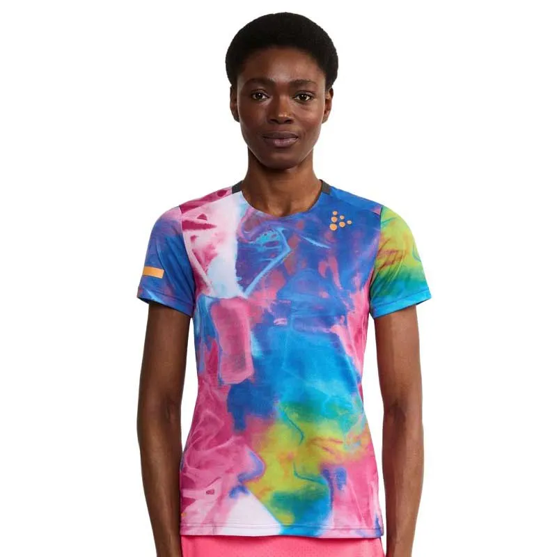 Craft Pro Hypervent Jaquard Kurzarm-t-shirt female, Fuchsia / multi Craft Pro Hypervent Jaquard Kurzarm-t-shirt female, Fuchsia / multi