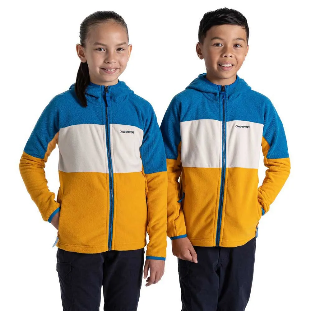 Craghoppers Bindloe Fleece, Howlite blue / warbler yellow, 3-4Y Craghoppers Bindloe Fleece, Howlite blue / warbler yellow, 3-4Y