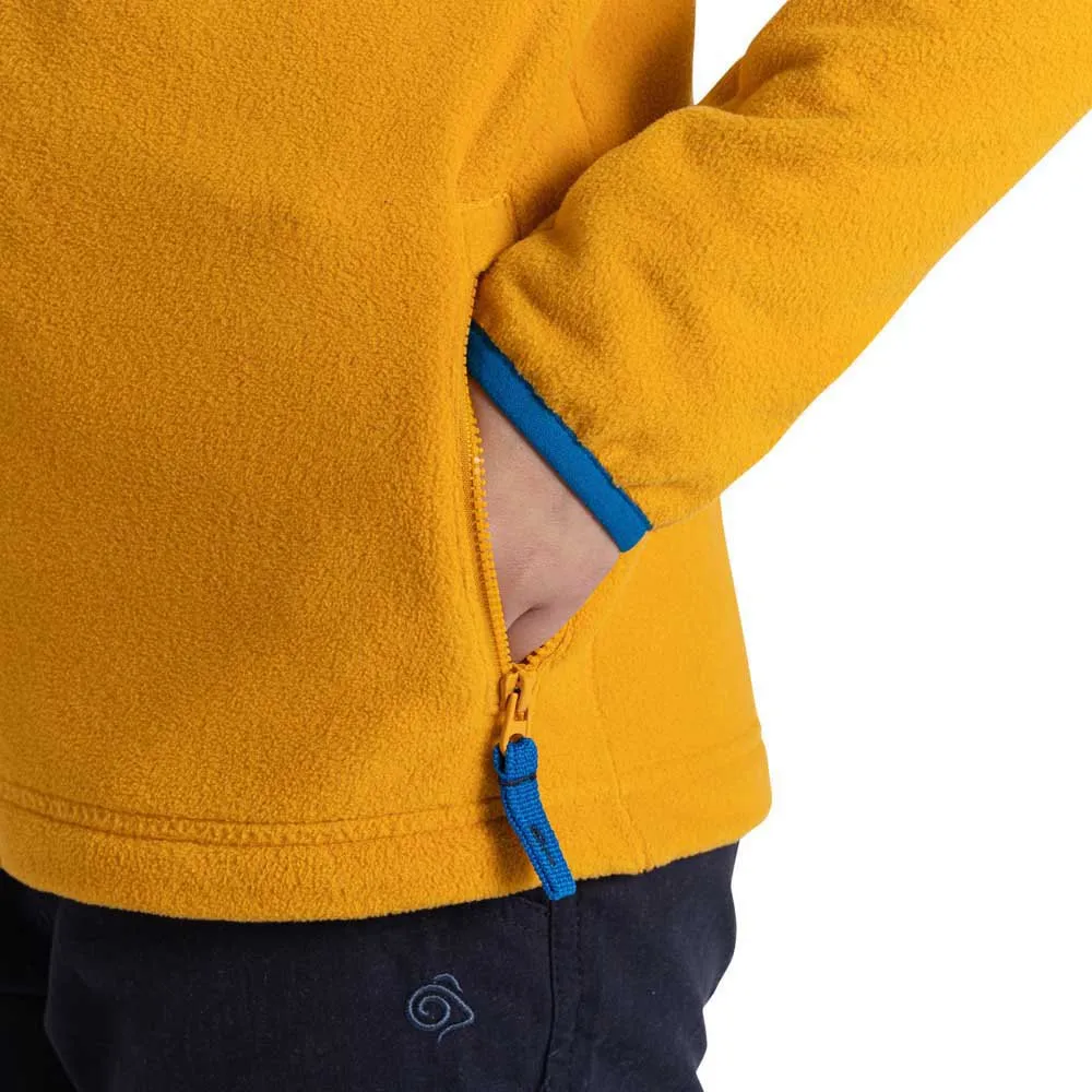 Craghoppers Bindloe Fleece, Howlite blue / warbler yellow, 3-4Y Craghoppers Bindloe Fleece, Howlite blue / warbler yellow, 3-4Y