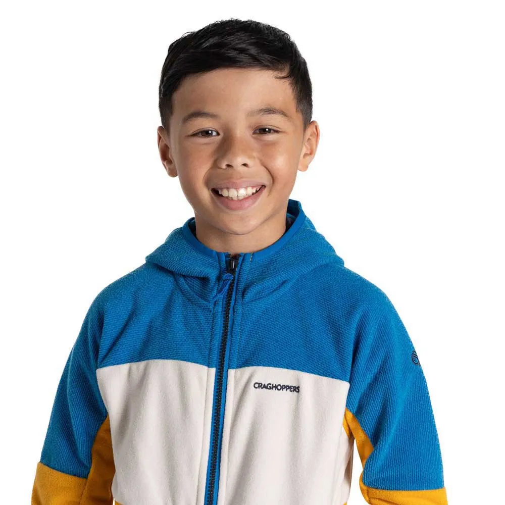 Craghoppers Bindloe Fleece, Howlite blue / warbler yellow, 3-4Y Craghoppers Bindloe Fleece, Howlite blue / warbler yellow, 3-4Y