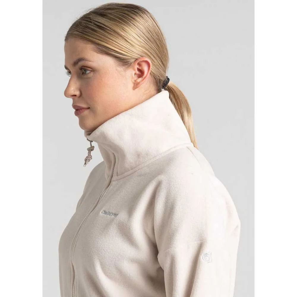 Craghoppers Caprice Fleece Mit Durchgehendem Reißverschluss, Ecru Craghoppers Caprice Fleece Mit Durchgehendem Reißverschluss, Ecru