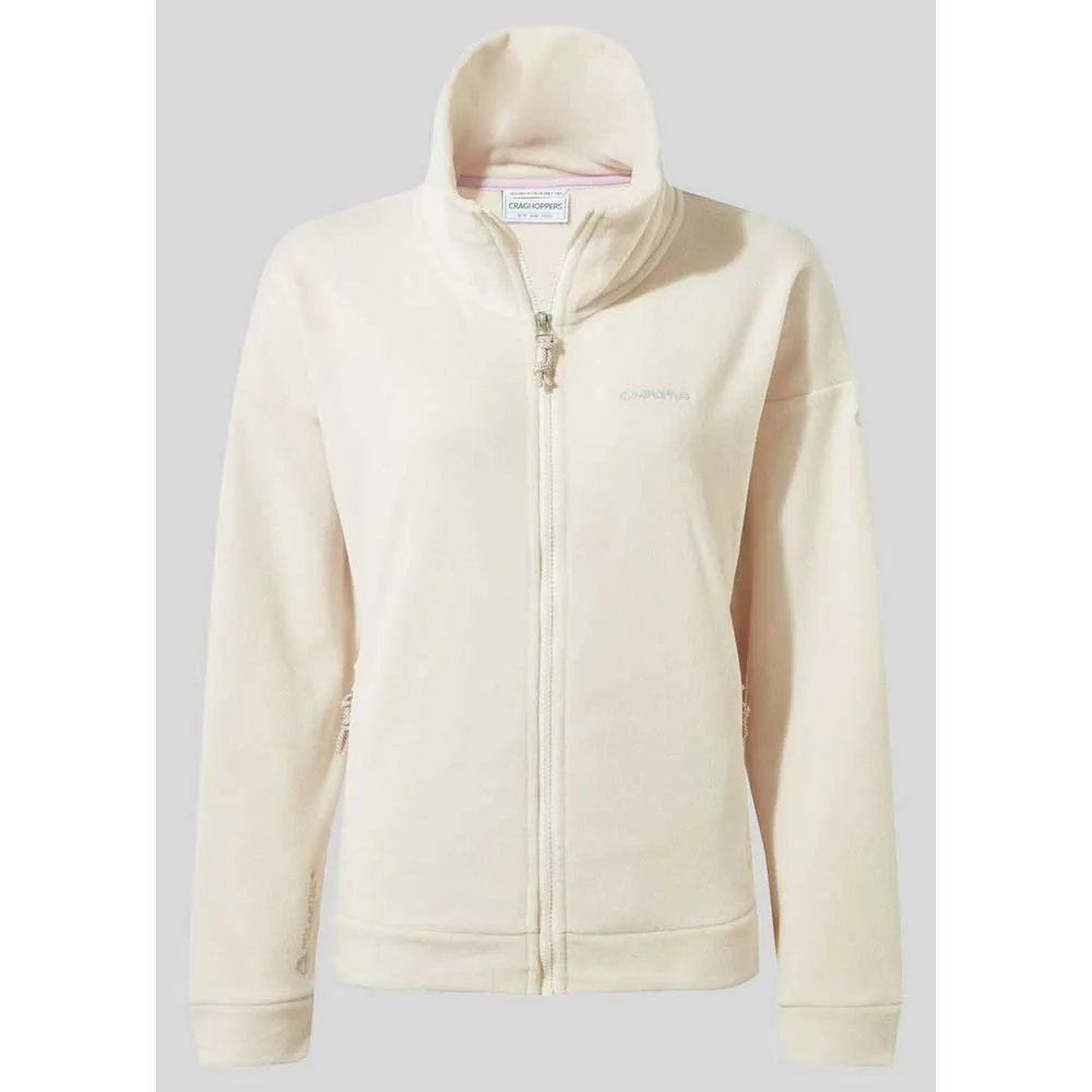 Craghoppers Caprice Fleece Mit Durchgehendem Reißverschluss, Ecru Craghoppers Caprice Fleece Mit Durchgehendem Reißverschluss, Ecru