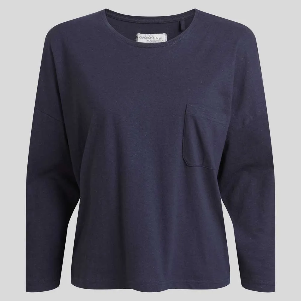 Craghoppers Emere Langarm-t-shirt, Blue navy