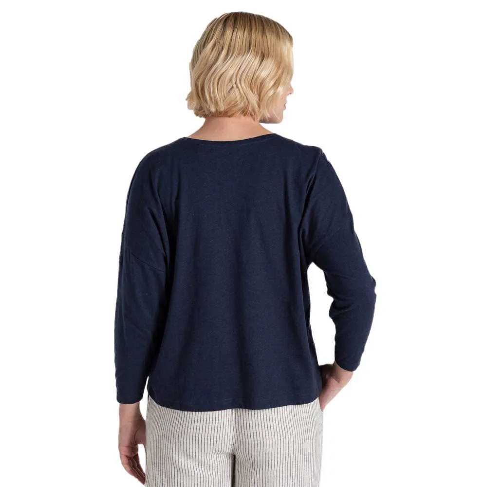 Craghoppers Emere Langarm-t-shirt, Blue navy