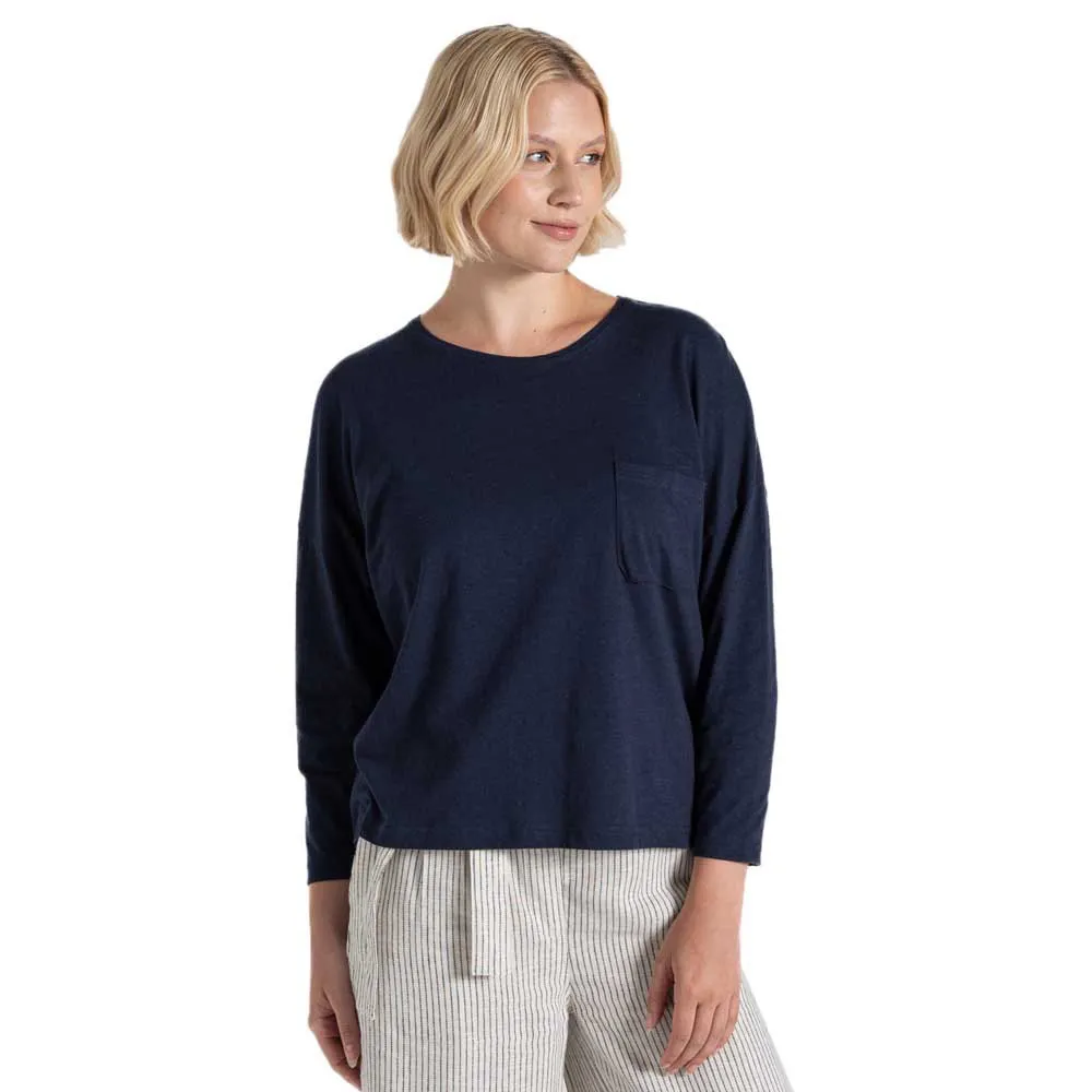 Craghoppers Emere Langarm-t-shirt, Blue navy
