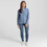 Craghoppers Emie Langarmhemd, Teak blue marl check
