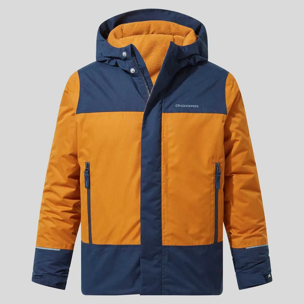 Craghoppers Nephin Jacke, Pumpkin spice / blue navy, 3-4Y Craghoppers Nephin Jacke, Pumpkin spice / blue navy, 3-4Y