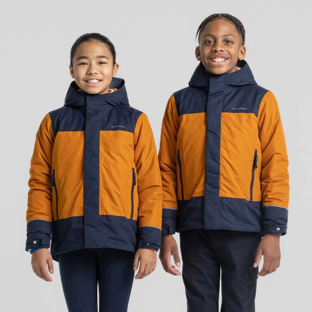 Craghoppers Nephin Jacke, Pumpkin spice / blue navy, 3-4Y Craghoppers Nephin Jacke, Pumpkin spice / blue navy, 3-4Y
