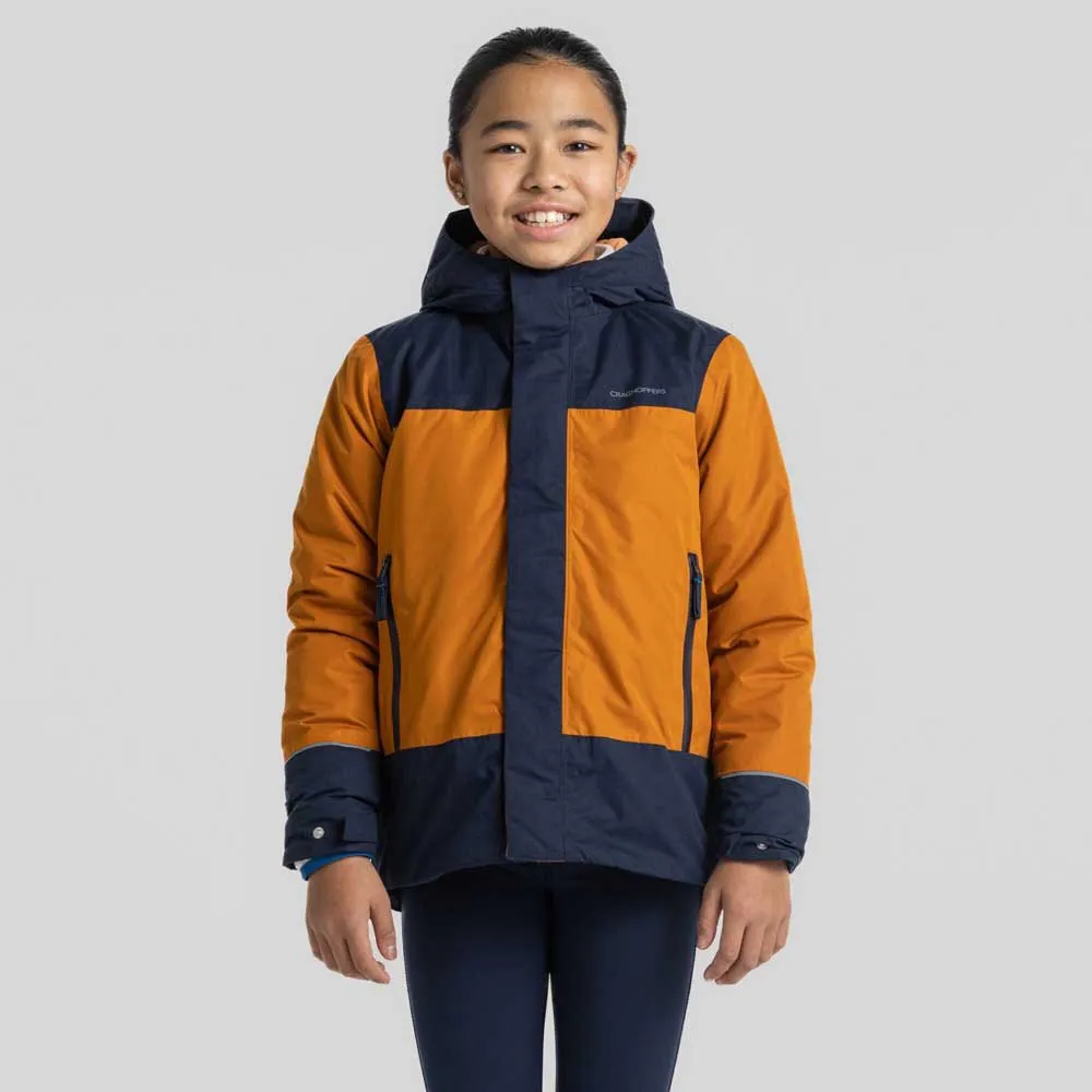 Craghoppers Nephin Jacke, Pumpkin spice / blue navy, 3-4Y Craghoppers Nephin Jacke, Pumpkin spice / blue navy, 3-4Y