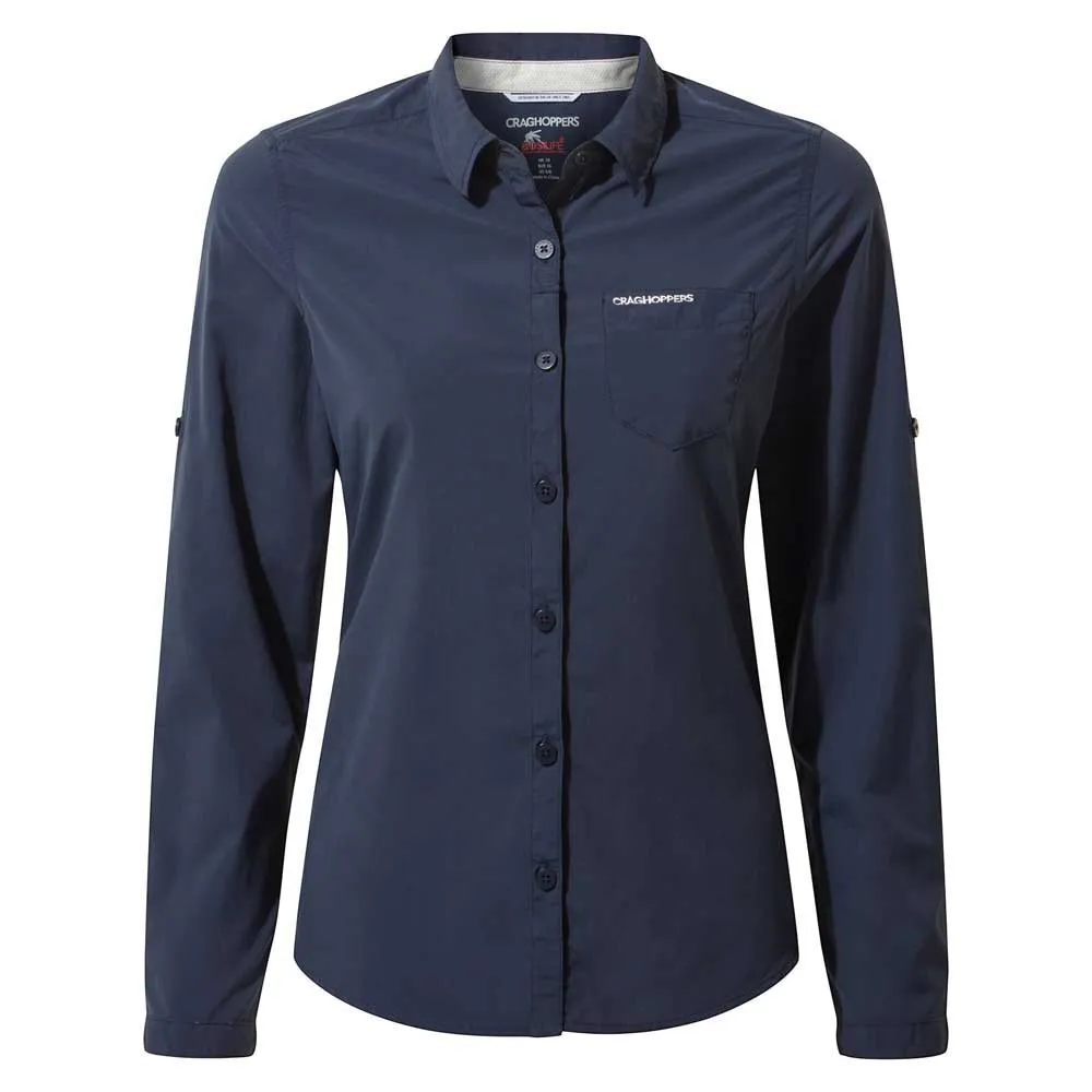 Craghoppers Nosilife Bardo Langarmhemd, Blue navy Craghoppers Nosilife Bardo Langarmhemd, Blue navy