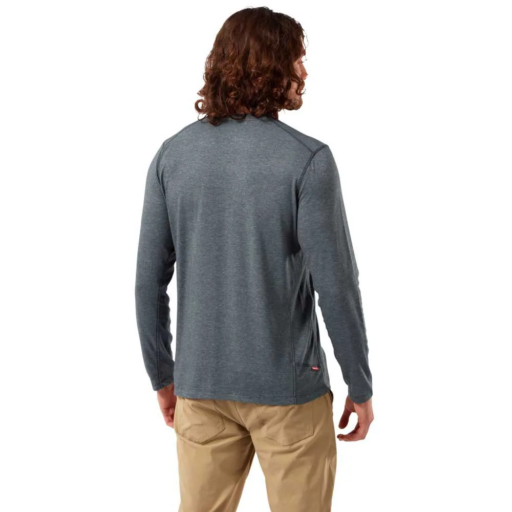 Craghoppers Nosilife Talen Langarm-t-shirt, Black pepper marl Craghoppers Nosilife Talen Langarm-t-shirt, Black pepper marl