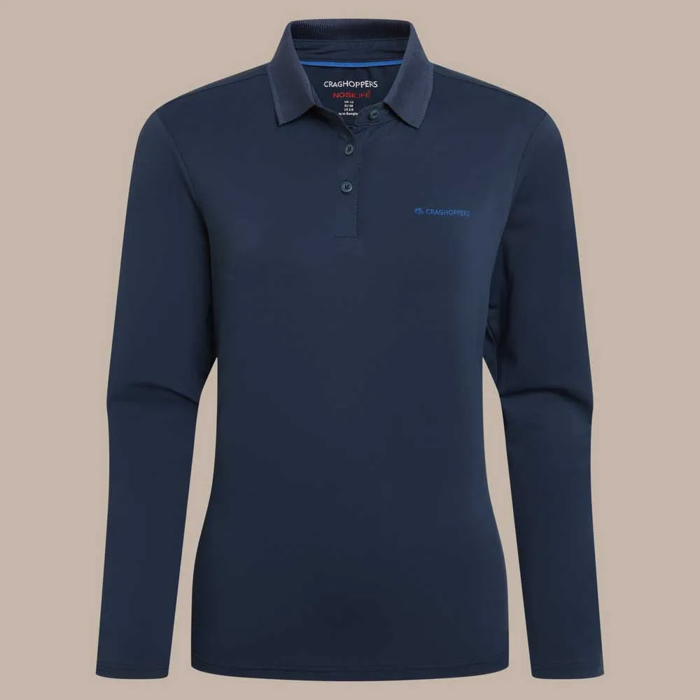 Craghoppers Nosilife Thornbury Langarm-polo