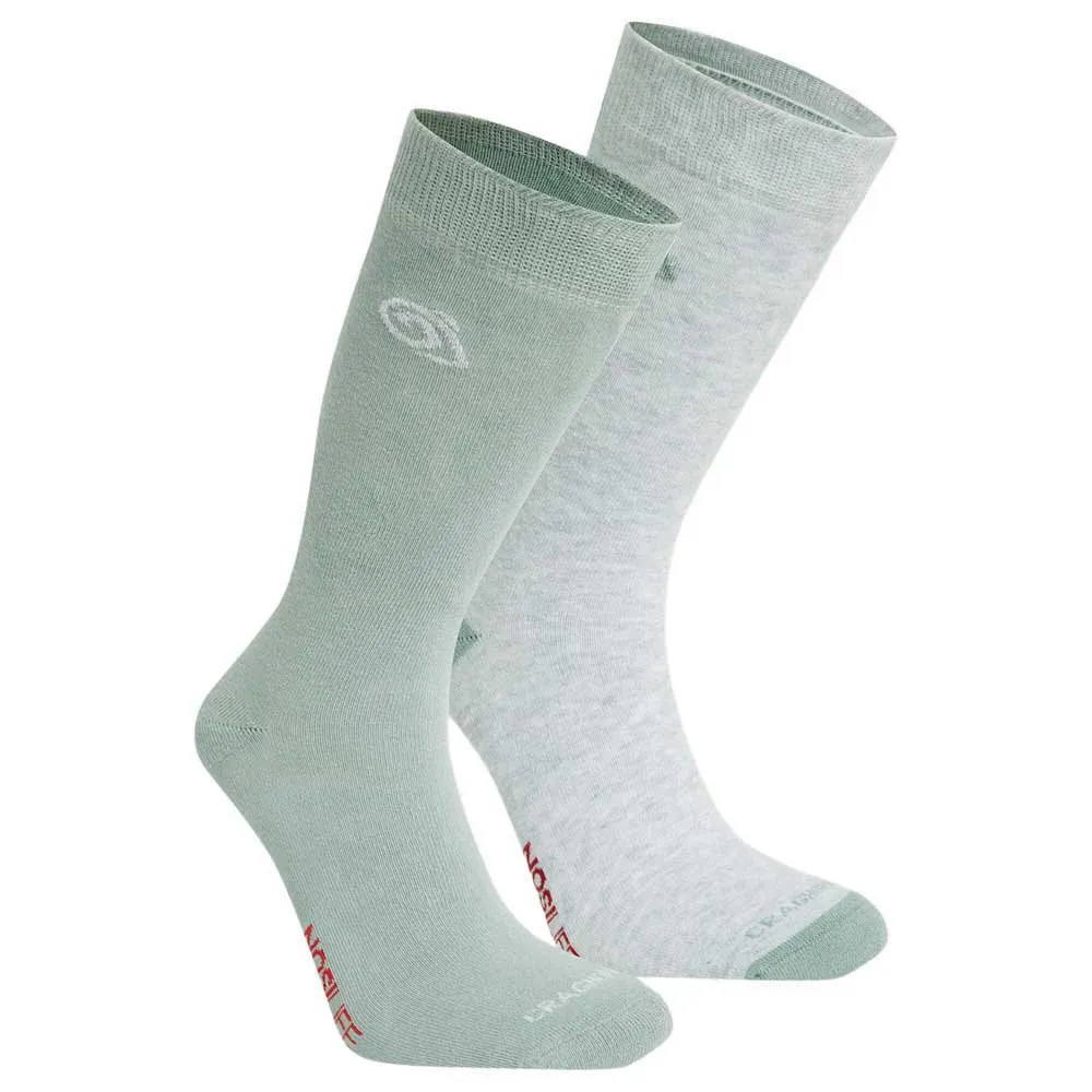 Craghoppers Nosilife Twin Pack Half Lange Socken Craghoppers Nosilife Twin Pack Half Lange Socken